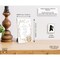 Our Family Wood Plaque with Easel and Hook Wall Tabletop Art - 6 inches x 9 inches